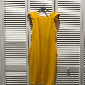 beautiful yellow dress